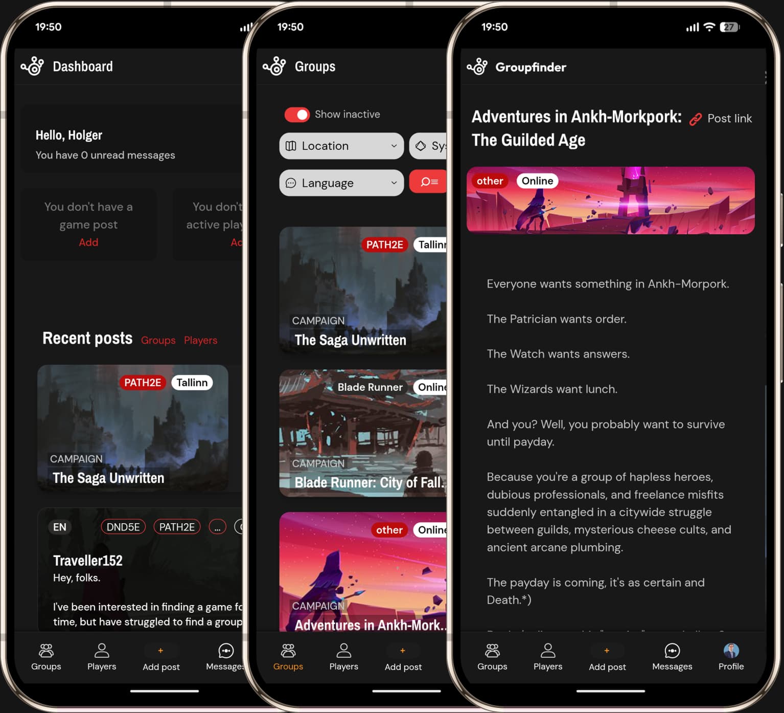 Mobile App Views