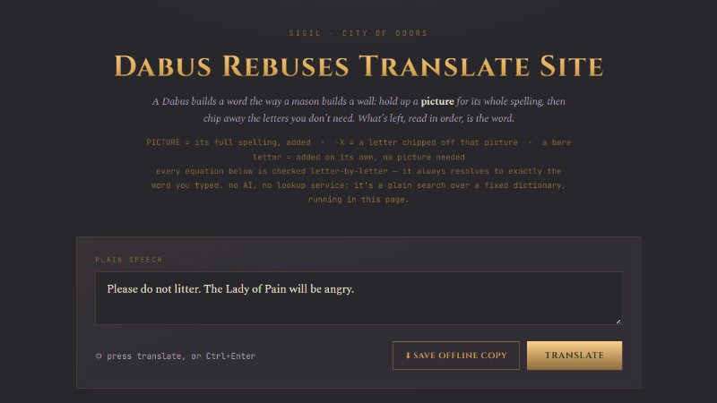 Dabus Rebuses Translate Site