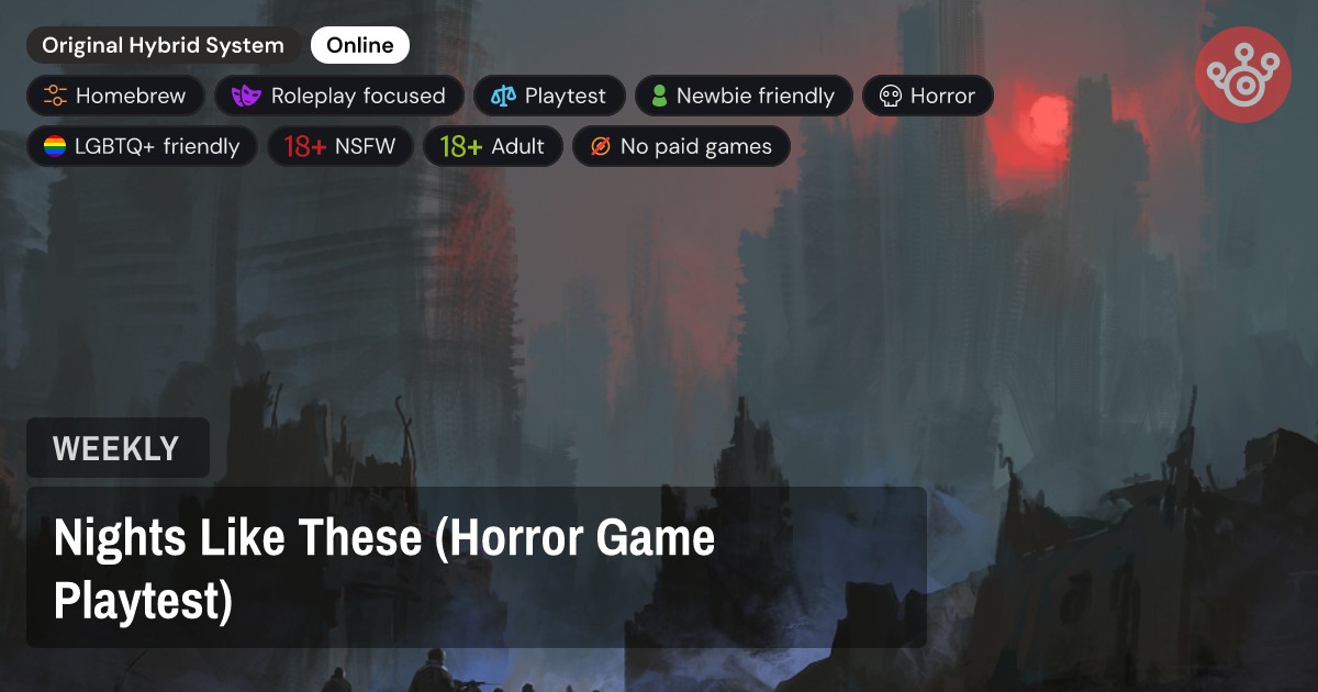 Nights Like These (Horror Game Playtest)