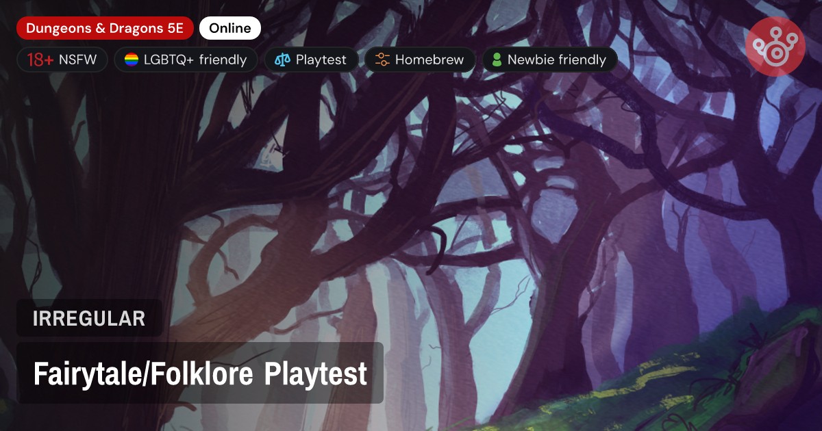 Fairytale/Folklore Playtest