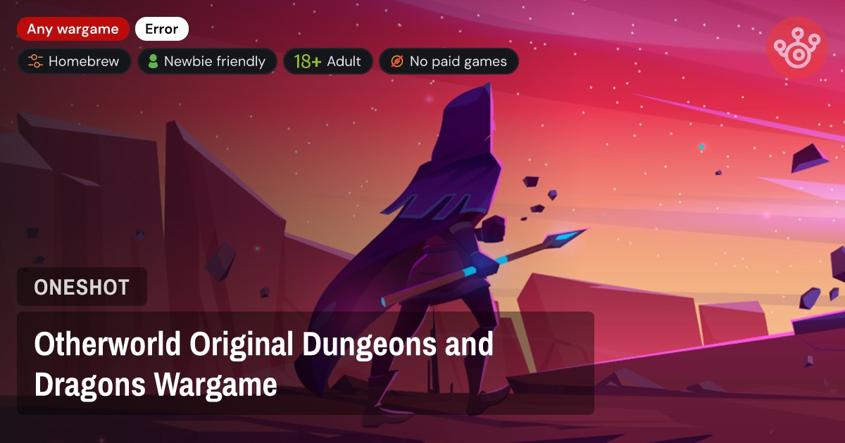 Otherworld Original Dungeons and Dragons Wargame
