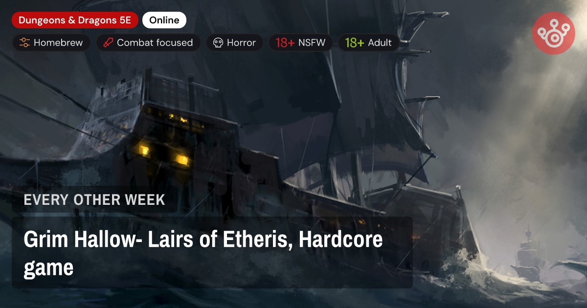 Grim Hallow- Lairs of Etheris, Hardcore game