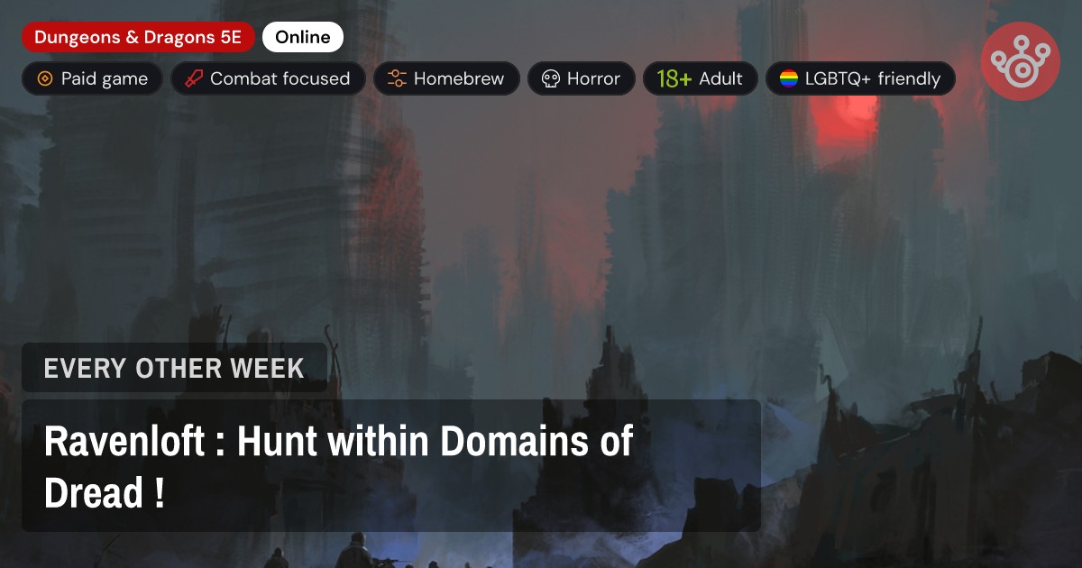 Ravenloft : Hunt within Domains of Dread !