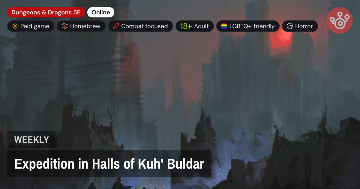Expedition in Halls of Kuh' Buldar
