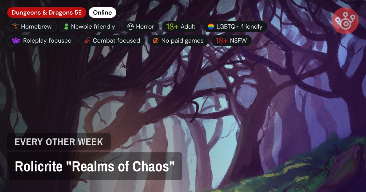 Rolicrite "Realms of Chaos"