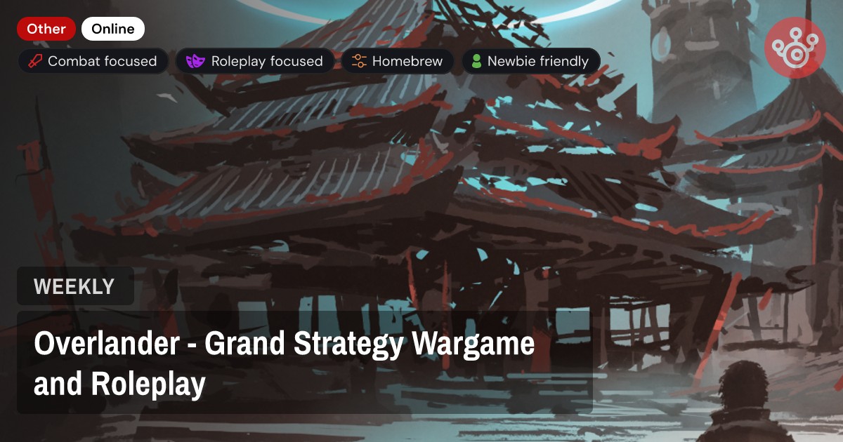 Overlander - Grand Strategy Wargame and Roleplay