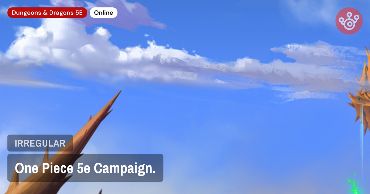 One Piece 5e Campaign.
