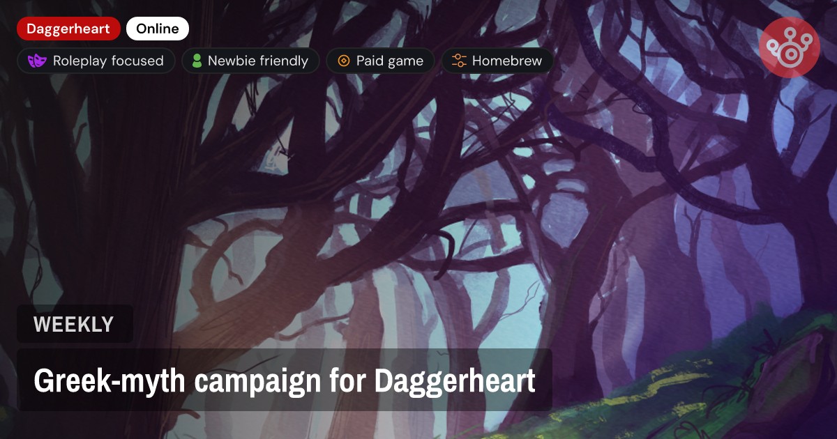 Greek-myth campaign for Daggerheart