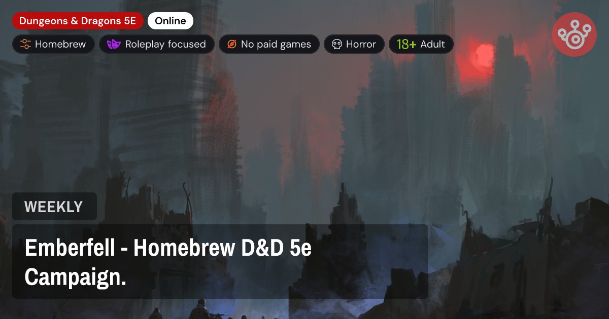 Emberfell -  Homebrew D&D 5e Campaign.