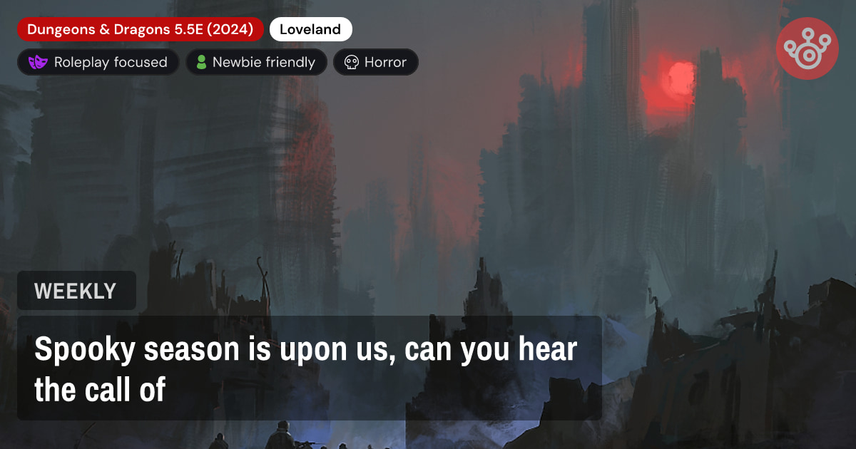Spooky season is upon us, can you hear the call of
