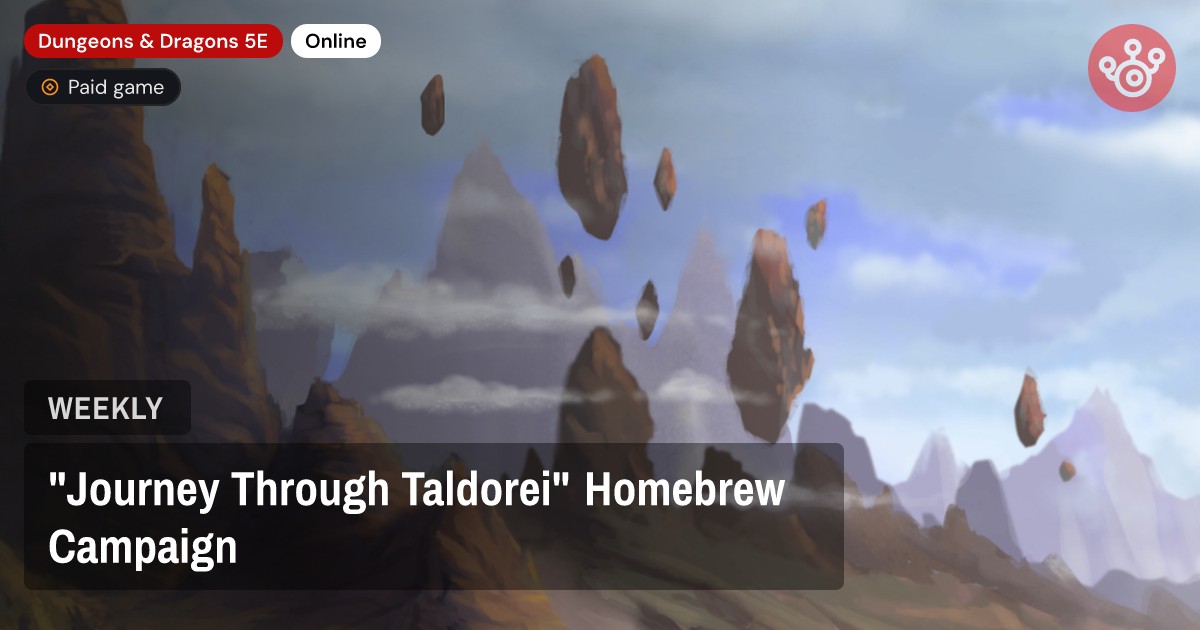 "Journey Through Taldorei" Homebrew Campaign